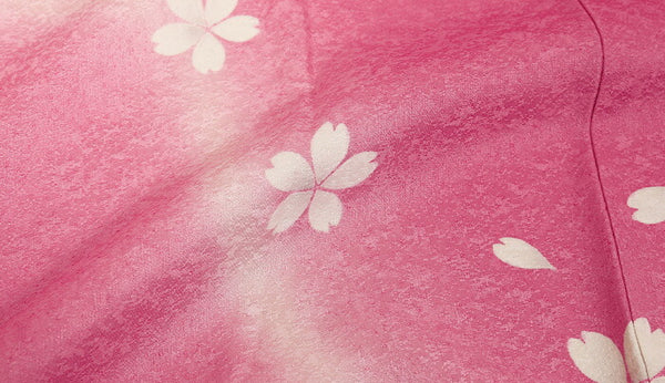 振袖 レンタル フルセット ピンク トールサイズ 桜柄 適応身長164cm～169cm 72130