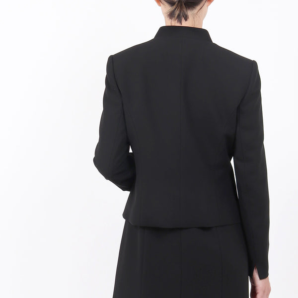 ブラックフォーマル 喪服 礼服 レディース スーツ 大きいサイズ ミセス 黒 9号〜27号 t195a