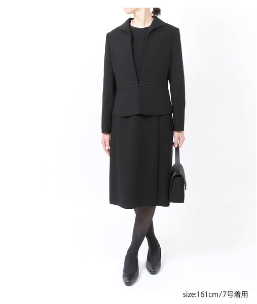 ブラックフォーマル 喪服 礼服 レディース 小さいサイズ 大きいサイズ 3号～39号 t106