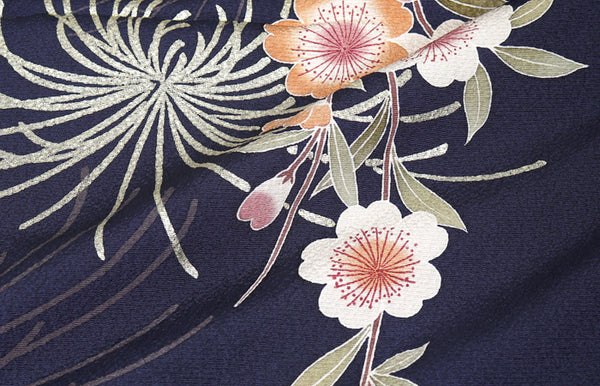 【セミオーダー】 振袖 レンタル フルセット 青 シンプル レトロ 成人式 二十歳の集い 結婚式 卒業式 適応身長150～168cm 72273