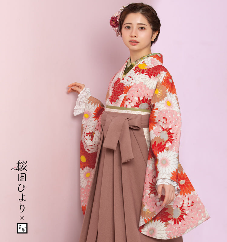 2024年新作【桜田ひより×百華】卒業式 袴レンタル フルセット