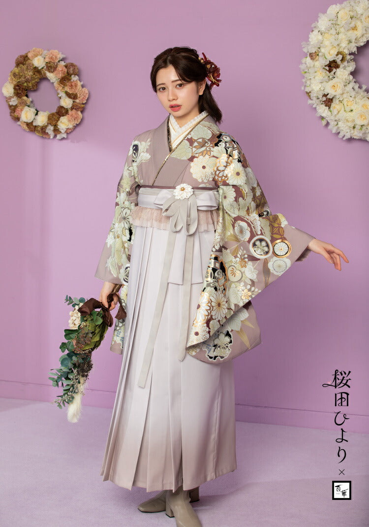 【着用短時間、超美品】卒園式用　華やか袴 着用短時間、超美品】卒園式用 華やか袴