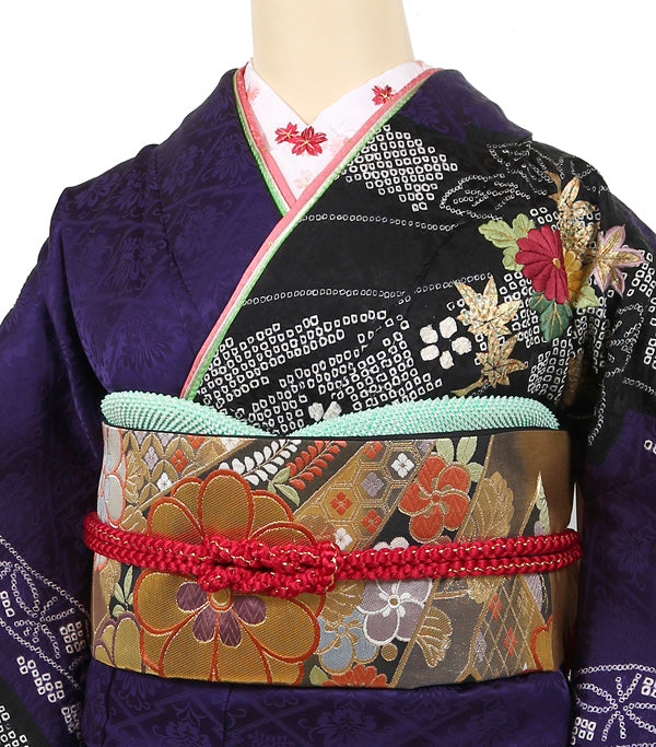 貴女のサイズでオーダーメイド絞り振袖フルセット（お仕立て上げて） 晒す 