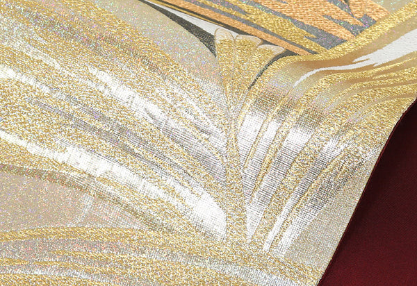 袋帯レンタル 帯 単品 レンタル 成人式 結婚式 振袖 ママ振 おしゃれ帯 付下げ 留袖 礼装 和装 金 ゴールド 帯レンタル 73021