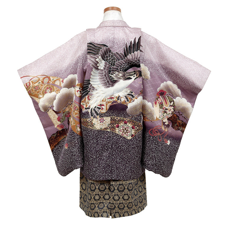 七五三 レンタル 5歳 男の子 袴セット 着物 羽織袴 和服 貸衣装